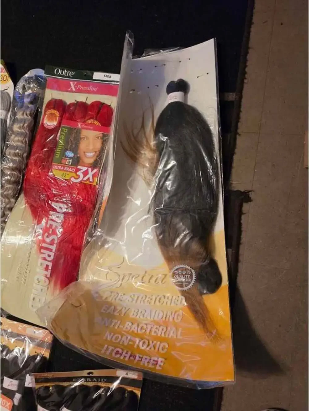 Assorted hair